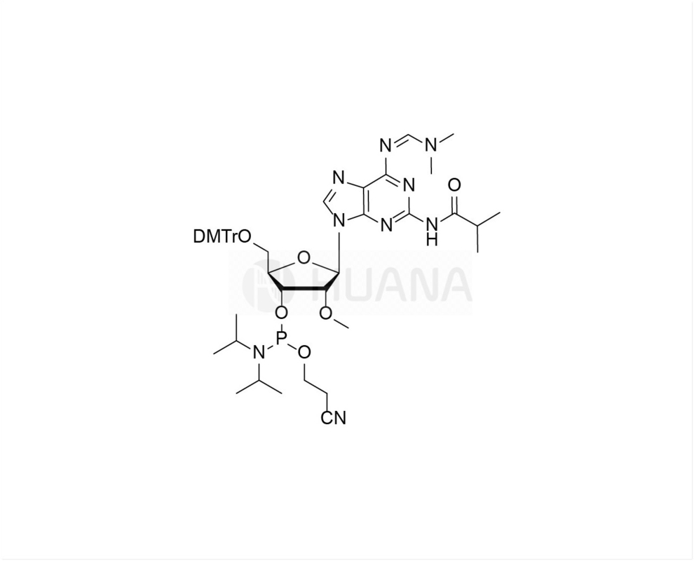 DMTr-2'-O-Me-N2-iBu-N6-dmf- 2-amido-rA-3'-CE-Phosphoramidite